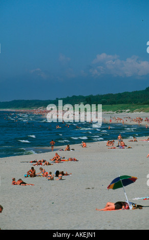 Russland, Kaliningrad (Königsberg), Baltijsk (Pillau), Strand an der Ostsee in Pillau Stock Photo