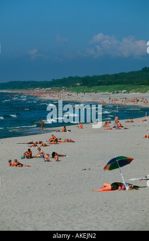 Russland, Kaliningrad (Königsberg), Baltijsk (Pillau), Strand an der Ostsee in Pillau Stock Photo