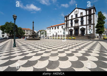 Praca do Municipio (Main Square), Funchal, Madeira, Portugal Stock Photo