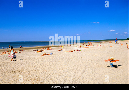 Estland, Pärnu (Pernau), Ladies beach Stock Photo