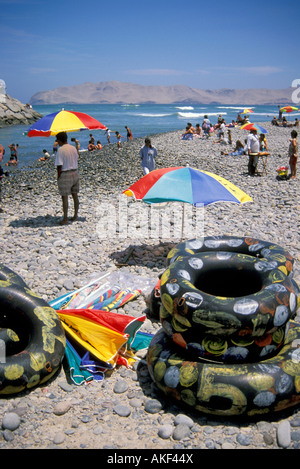 la punta beach, lima callao, peru Stock Photo