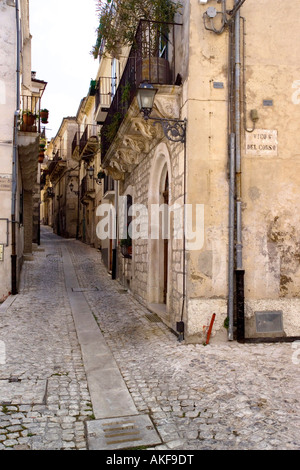 Foreshortening, Civitella Messer Raimondo, Maiella national park, Abruzzo, Italy Stock Photo