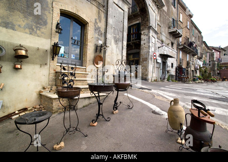 Wrought iron, Guardiagrele, Abruzzo, Italy Stock Photo