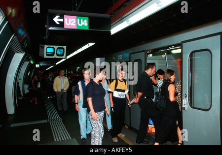 U-Bahn Station Stock Photo