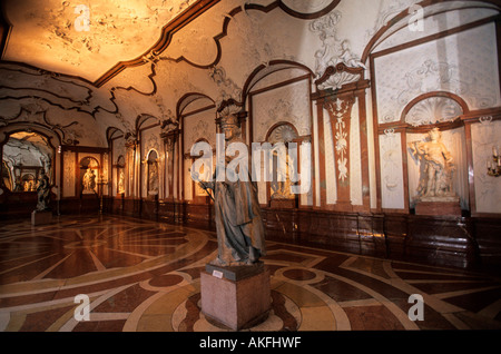 Unteres Belvedere, Marmorsaal, Statue des Gemahls von Maria Theresia, Stefan von Lothringen Stock Photo