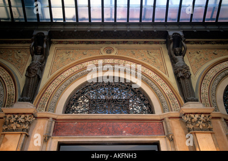 Österreich, Wien, Freyung, Palais Ferstel, Detail in der Ferstelpassage zwischen Herrengasse und Freyung Stock Photo