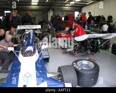 Surtees TS9 and TS9B Racing Cars at Silverstone Northamptonshire Stock Photo
