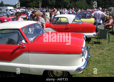 Austin Metropolitans on Display at Tatton Park Classic Car Day Knutsford Cheshire Stock Photo