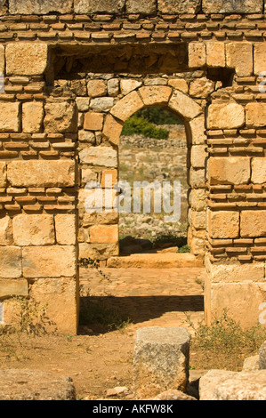Anjar Castle Stock Photo