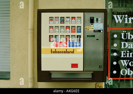 Berlin Cigarette Vending Machine Stock Photo