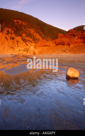 McClures Beach at Sunset Point Reyes National Seashore, California, USA Stock Photo