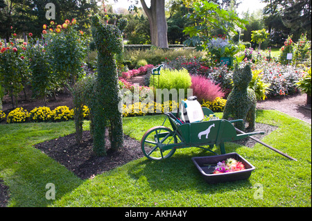 Green Animals Topiary Garden Portsmouth Rhode Island Stock Photo