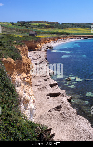 Funtana Meiga coast, Sinis, Sardinia, Italy Stock Photo