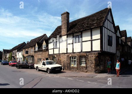 Houses in the village of Lacock Wiltshire