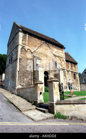 The Saxon church of St Laurence in Bradford on Avon Wiltshire Stock Photo