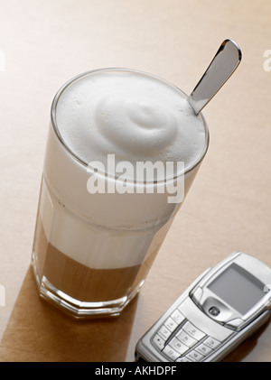 Latte macchiato Stock Photo