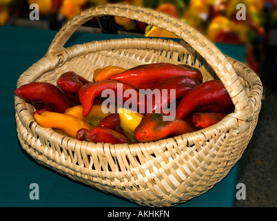 Peppers, Peppers festival, Carmagnola, Piedmont, Italy Stock Photo