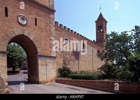 Conti della Gherardesca castle, Bolgheri, Tuscany, Italy Stock Photo