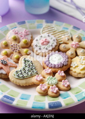 Homemade biscuits cookies kids vegetarian editorial food Stock Photo