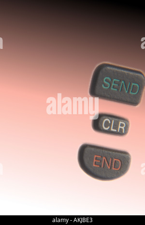 Controls for Send Clear End Stock Photo