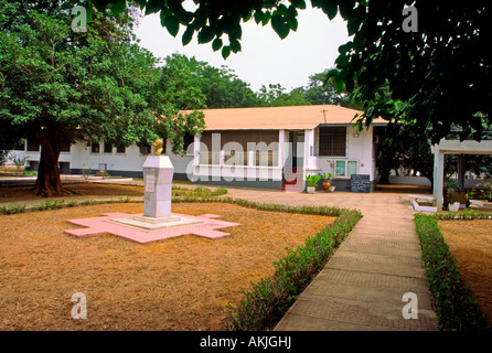 The house and grounds of  W.E.B. DuBois museum Accra Ghana Stock Photo