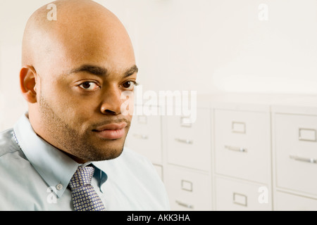 Close up portrait of businessman Stock Photo