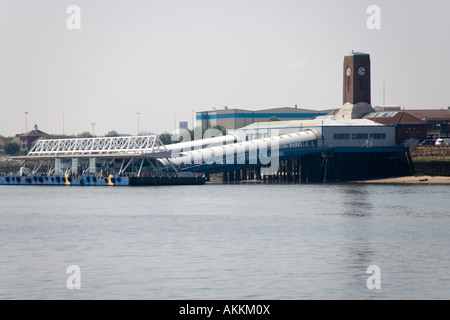 Seacombe Foot Terminal, Wirral on the Mersey River for the Mersey Ferry ...