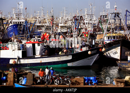 Morocco, Souss region, Atlantic coast, Agadir, the fishing port Stock Photo