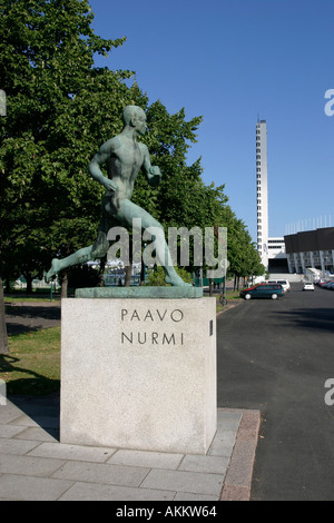 Statue Of Paavo Nurmi Helsinki Stock Photo Alamy