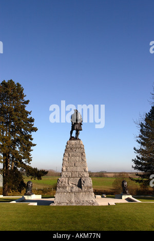 Beaumont Hamel memorial on the Somme battlefield in northern France Stock Photo