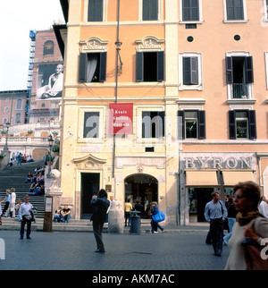 Keats Shelley (Keats-Shelley) Memorial House where British poet John Keats died in Rome Italy   KATHY DEWITT Stock Photo