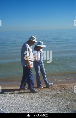 Couple on Beach Stock Photo