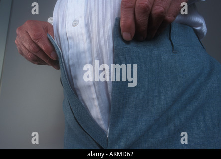 Fat Man Trying Put On Pants Stock Photo 631901672