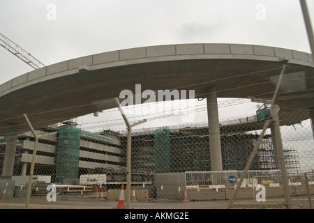 Construction of Terminal 5 at Heathrow Airport in London UK Stock Photo