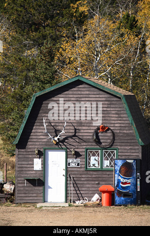 Barn like store in rural Saskatchewan Stock Photo