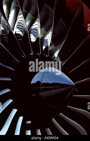 777 Jet Engine Intake Close up 3 Stock Photo - Alamy