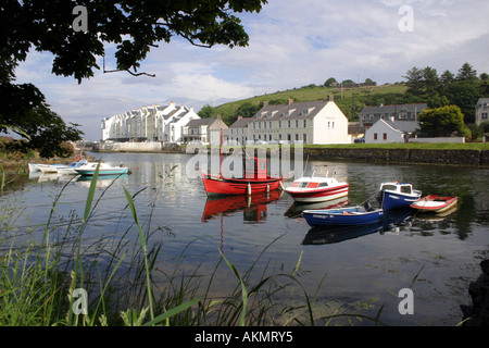 Cushendun harbour County Antrim, Northern Ireland Stock Photo