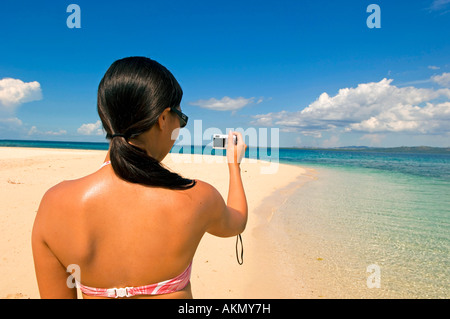 Philippines, Cebu island, Pandanon Island, Nalusuan Marine Sanctuary Stock Photo