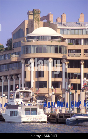 Washington Harbour, Georgetown, Washington, DC Stock Photo