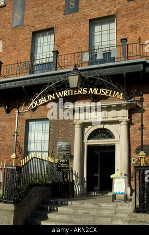 The Dublin Writers Museum is in a restored Georgian building at 18 Parnell Square Dublin Ireland Stock Photo