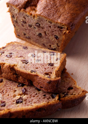 English banana bread loaf teatime editorial food Stock Photo