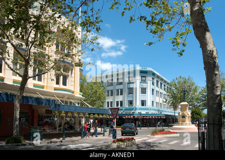 Victora Avenue in the town centre of Wanganui, North Island, New Zealand Stock Photo