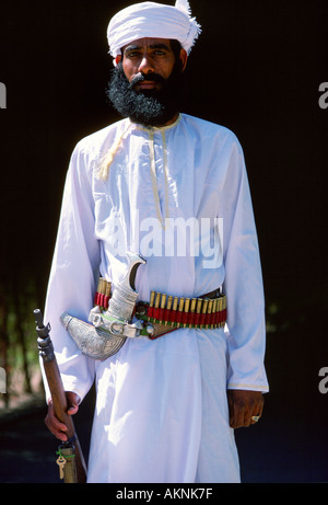 Guard Nizwa Oman Stock Photo