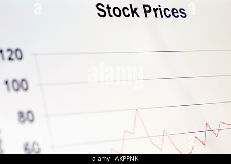 A graph Stock Photo
