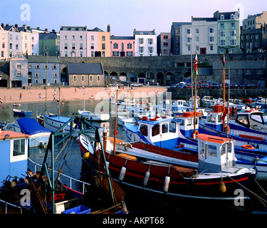 GB - WALES: Tenby Harbour Stock Photo