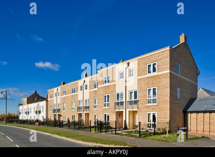 Housing at Cambourne Village Cambridgeshire Stock Photo