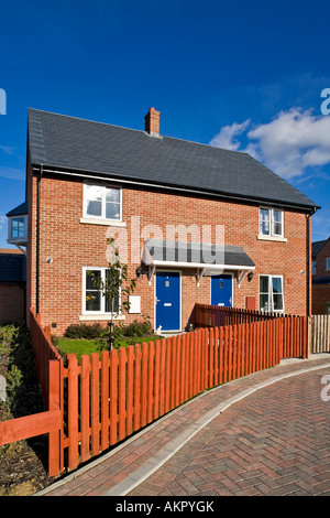 Housing at Cambourne Village Cambridgeshire Stock Photo