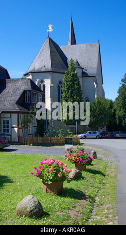 Praemonstratenserkloster Altenberg in Solms-Oberbiel, Lahntal, Taunus, Westerwald, Hessen Stock Photo