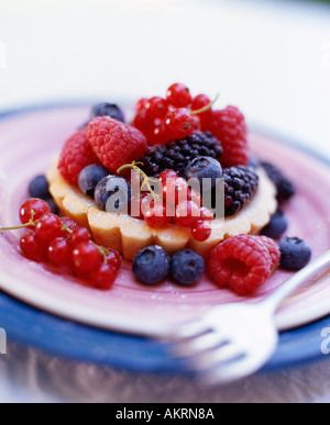 berry tart Stock Photo