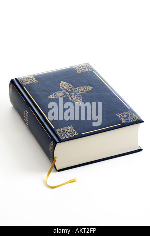 Closed Bible, close-up Stock Photo